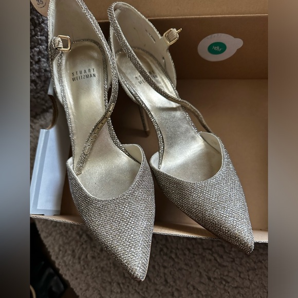 Stuart Weitzman pointed rhinestone heel - Picture 7 of 8